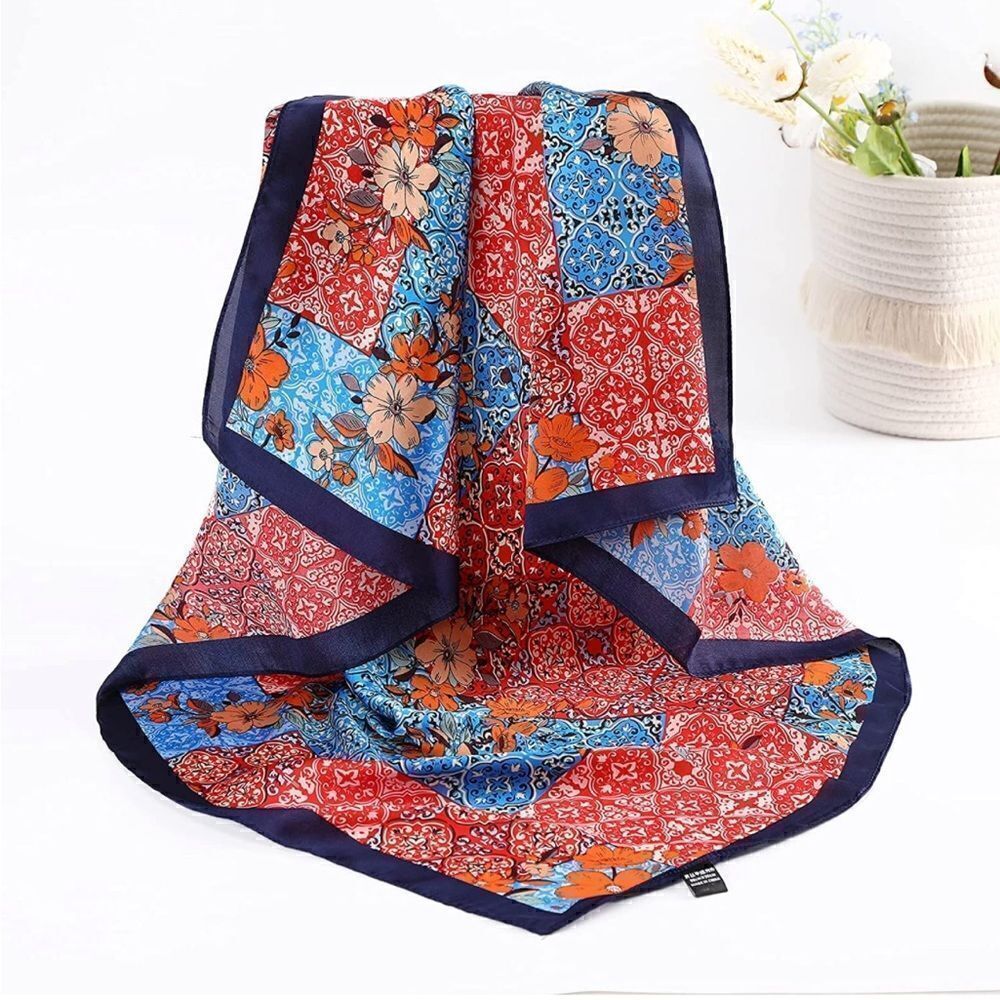 2 piece silky scarf set - Picture 4 of 5